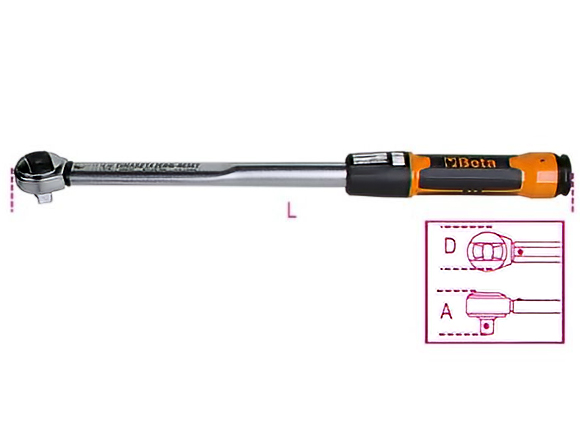 Beta torque wrench 40-200Nm  1/2\" [666N/20]